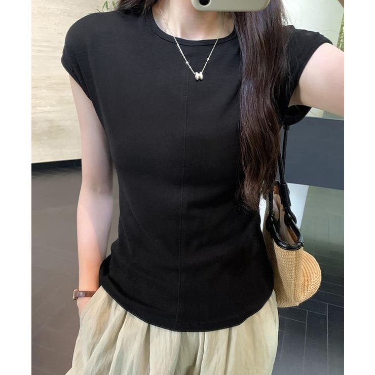 フロント ステッチ クルーネック | レースレディース  | 詳細画像4 