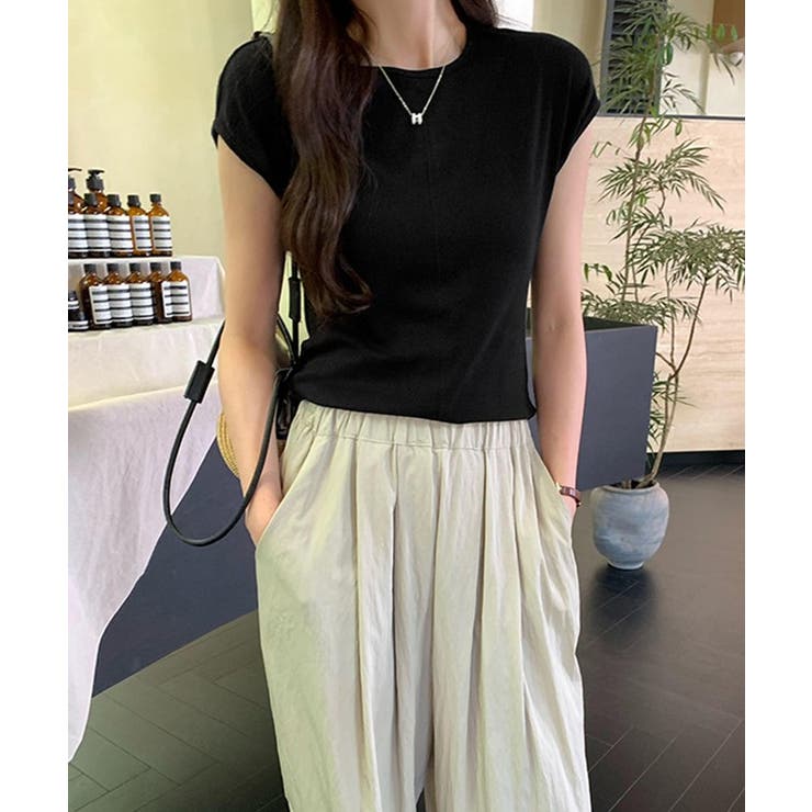 フロント ステッチ クルーネック | レースレディース  | 詳細画像5 