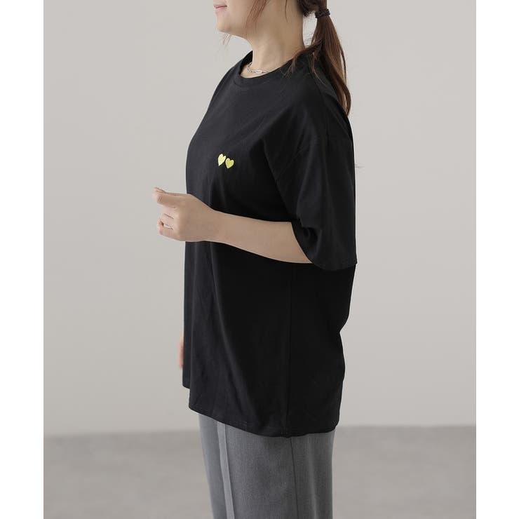 ハート 刺繍 クルーネック | レースレディース  | 詳細画像7 