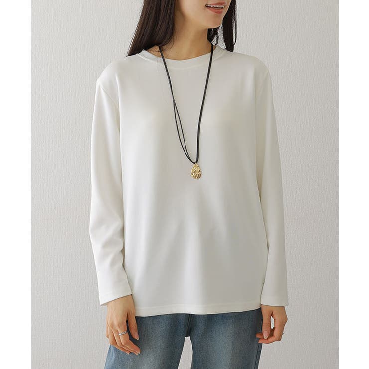 ソリッドカラー クルーネック 長袖 | レースレディース  | 詳細画像17 