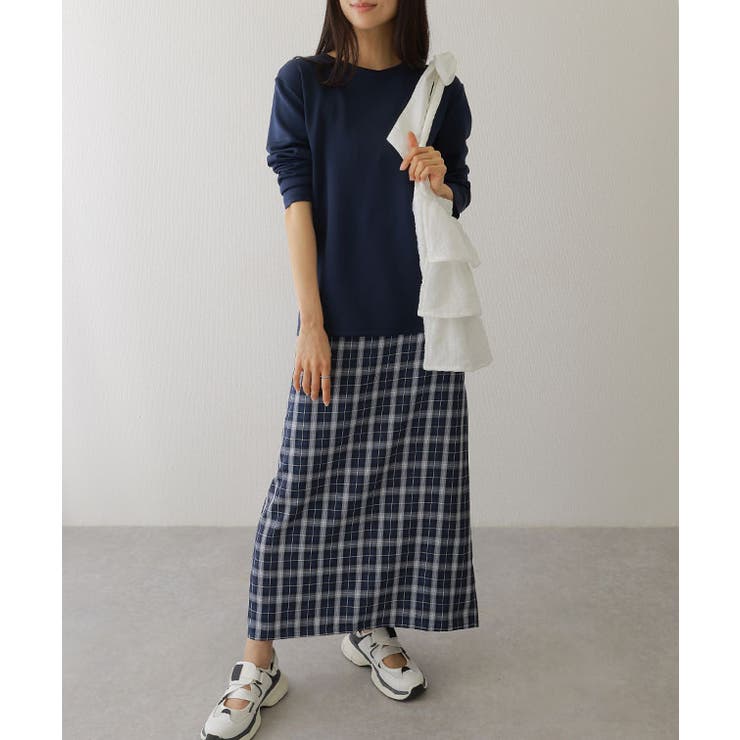 ソリッドカラー クルーネック 長袖 | レースレディース  | 詳細画像8 