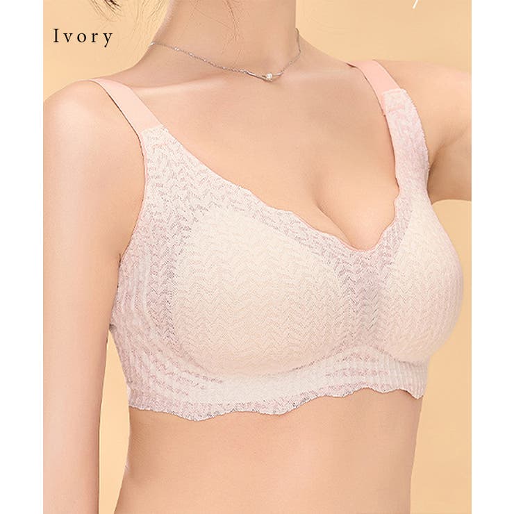 配色 ライン リーフ柄 | レースレディース  | 詳細画像7 