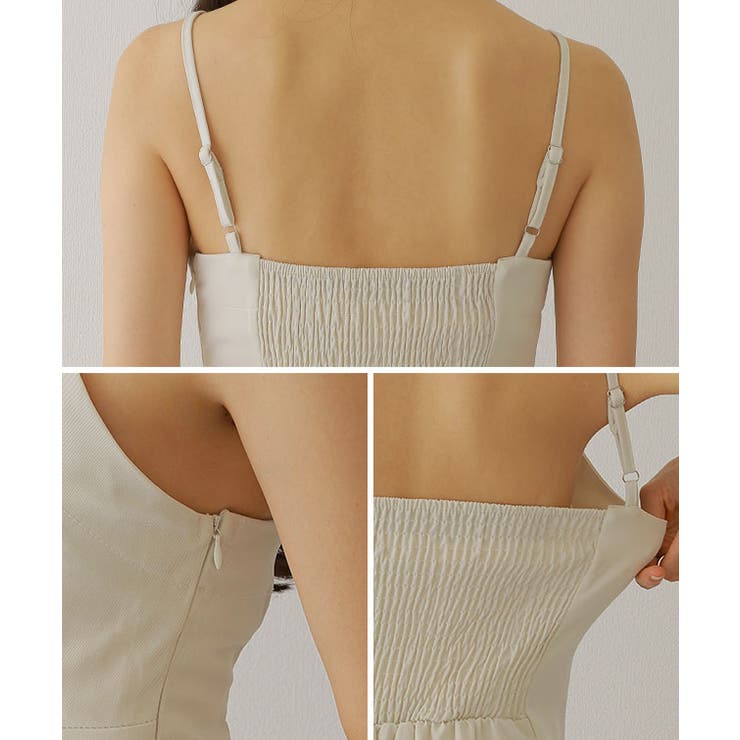 バック シャーリング キャミソール | レースレディース  | 詳細画像19 