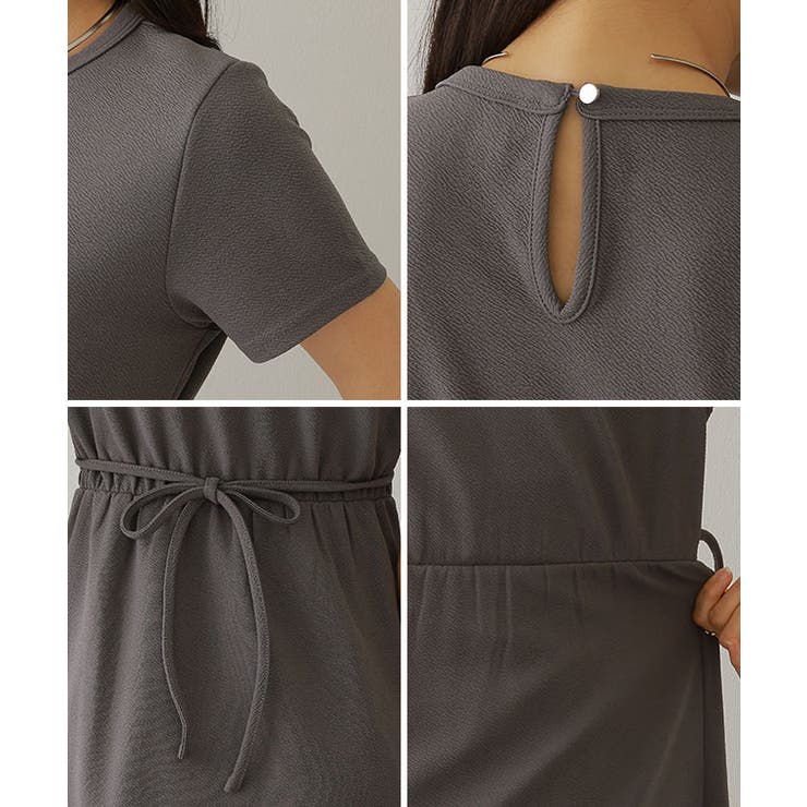 ソリッドカラー ウエスト ギャザー | レースレディース  | 詳細画像18 