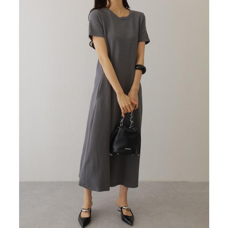 ソリッドカラー Aライン 半袖 | レースレディース  | 詳細画像8 