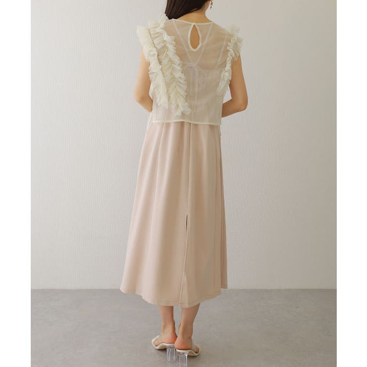 ソリッドカラー バックスリット キャミソール | レースレディース  | 詳細画像16 