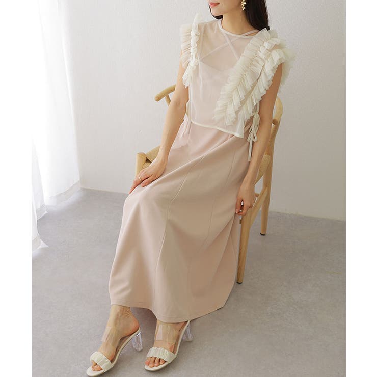 ソリッドカラー バックスリット キャミソール | レースレディース  | 詳細画像18 