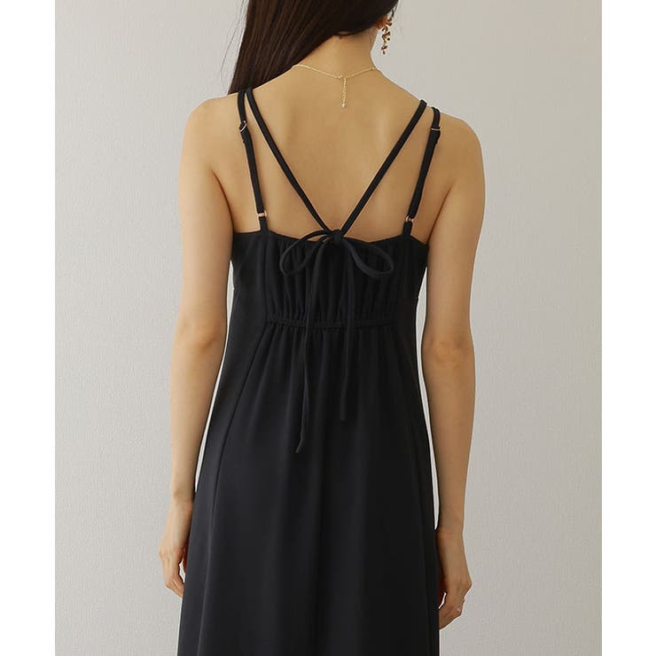 ソリッドカラー バックスリット キャミソール | レースレディース  | 詳細画像5 