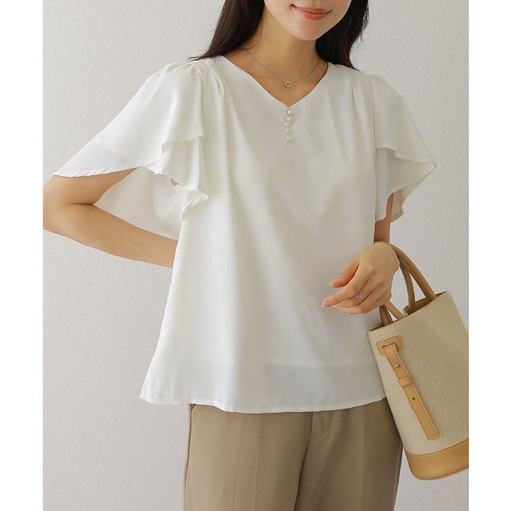 パール ライン フリル袖 | レースレディース  | 詳細画像18 