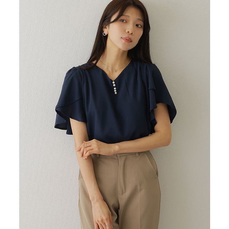 パール ライン フリル袖 | レースレディース  | 詳細画像8 