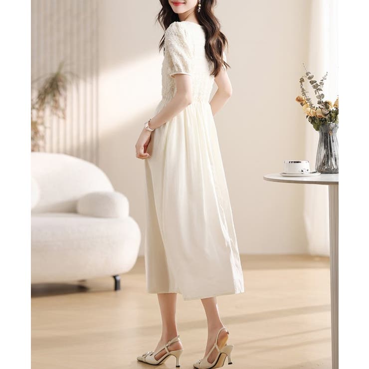 異素材 テクスチャー 切り替え | レースレディース  | 詳細画像10 