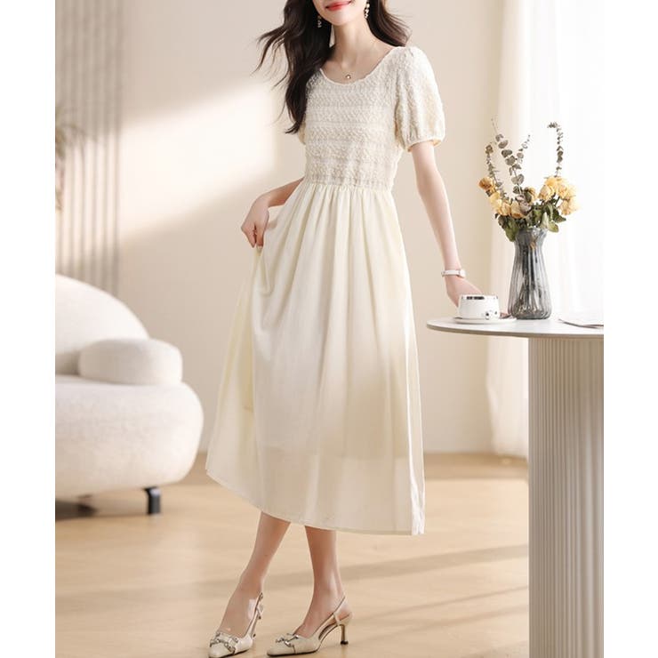 異素材 テクスチャー 切り替え | レースレディース  | 詳細画像12 