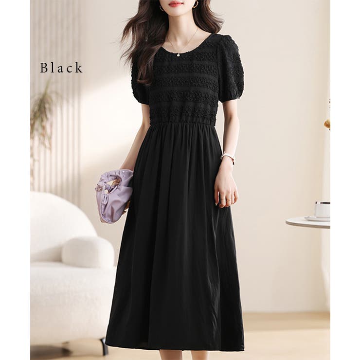 異素材 テクスチャー 切り替え | レースレディース  | 詳細画像3 