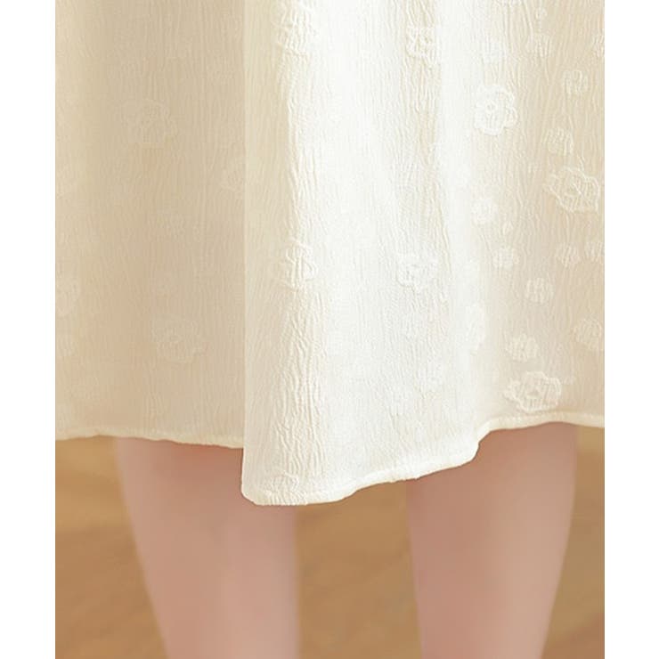 変形ドット ラインストーン パフスリーブ | レースレディース  | 詳細画像15 