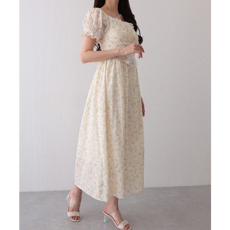 フロント レースアップ 花柄 | レースレディース  | 詳細画像17 