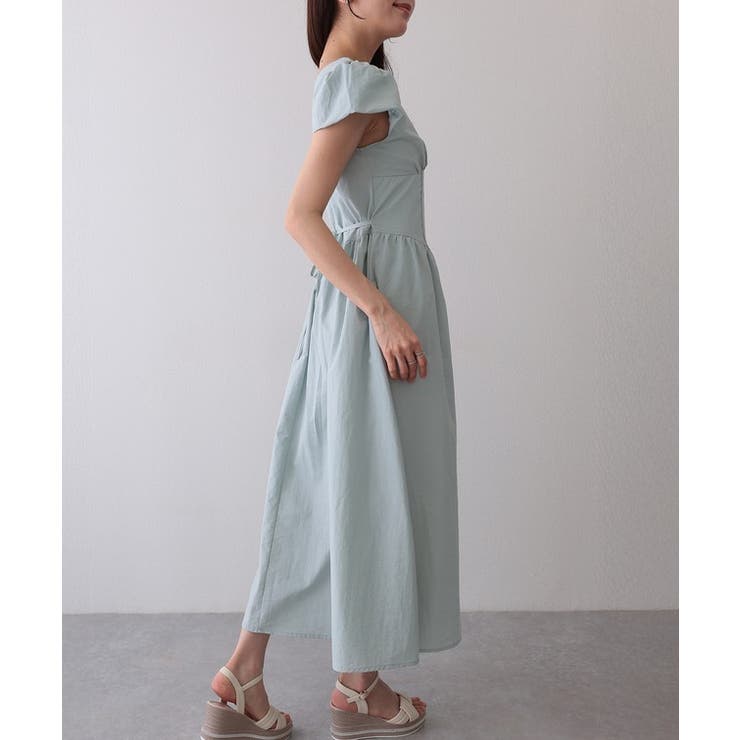 Vネック ギャザー パフスリーブ | レースレディース  | 詳細画像6 