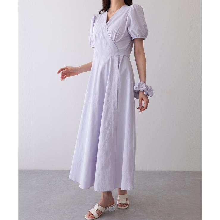 Vネック カシュクール タック | レースレディース  | 詳細画像4 