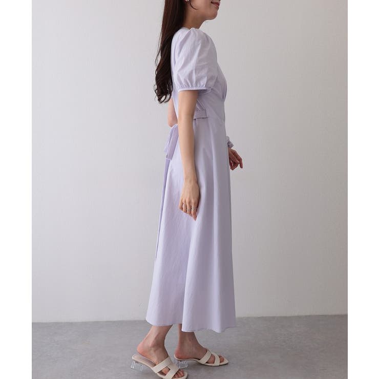 Vネック カシュクール タック | レースレディース  | 詳細画像5 