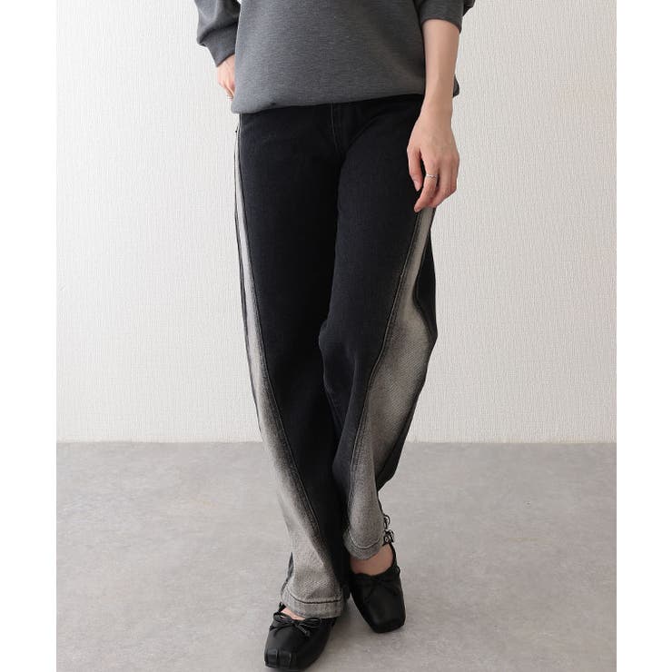 ウォッシュ加工 グラデーション ハイウエスト | レースレディース  | 詳細画像4 