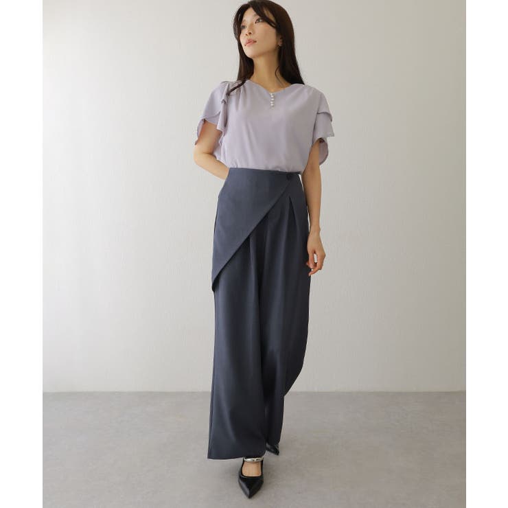 ラップデザイン タック入り ハイウエスト | レースレディース  | 詳細画像11