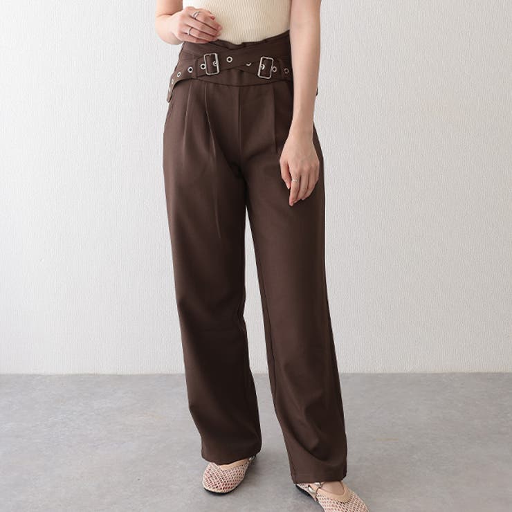 クロスベルト ダブルタック ハイウエスト | レースレディース  | 詳細画像1 