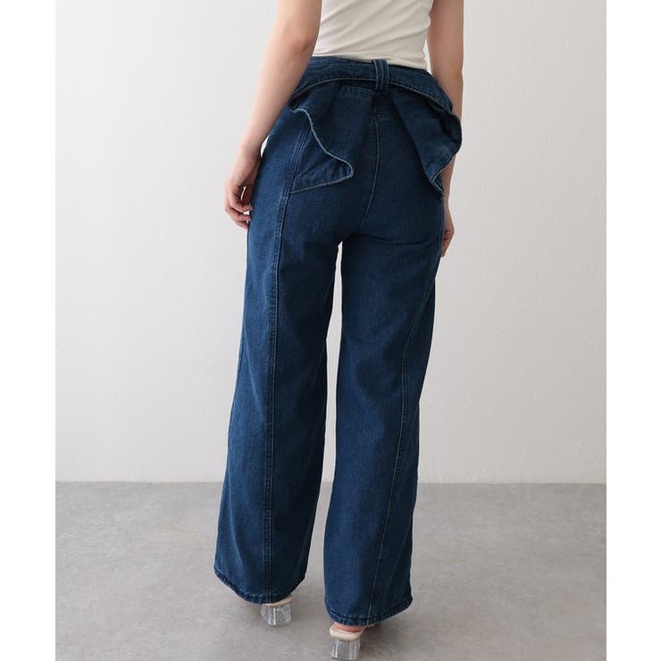 バックリボン ラッフル風 切り替え | レースレディース  | 詳細画像9 