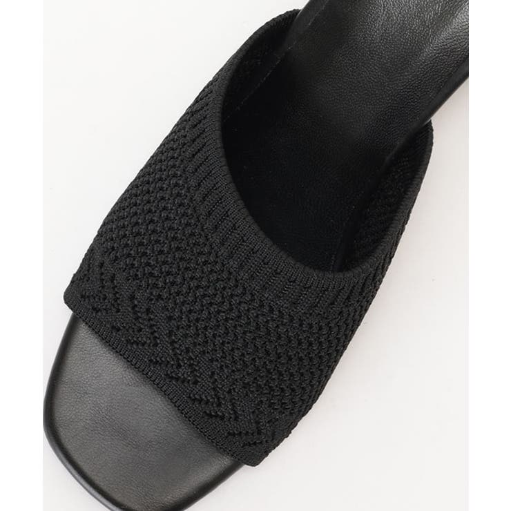 メッシュ編み オープントゥ チャンキーヒール | レースレディース  | 詳細画像19 