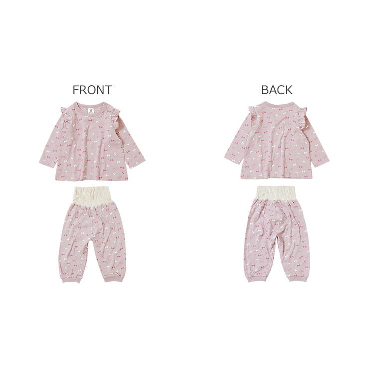 ガールズベビー 長袖ルームウェア  子供服[品番：VR000009099]｜devirock（デビロック）のキッズファッション通販｜SHOPLIST（ショップリスト）