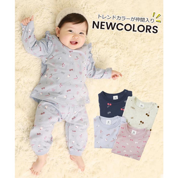 ガールズベビー 長袖ルームウェア 子供服 | devirock | 詳細画像8 