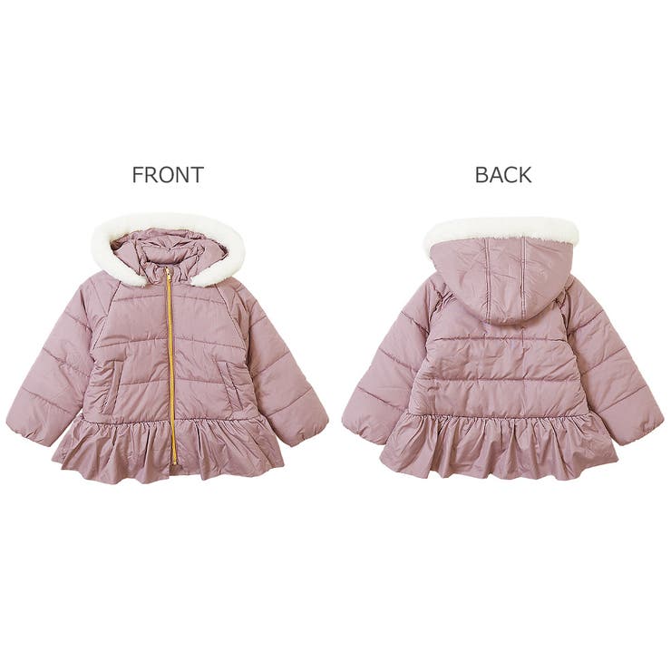 洗える中綿ペプラムジャケット 子供服 キッズ | devirock | 詳細画像3 