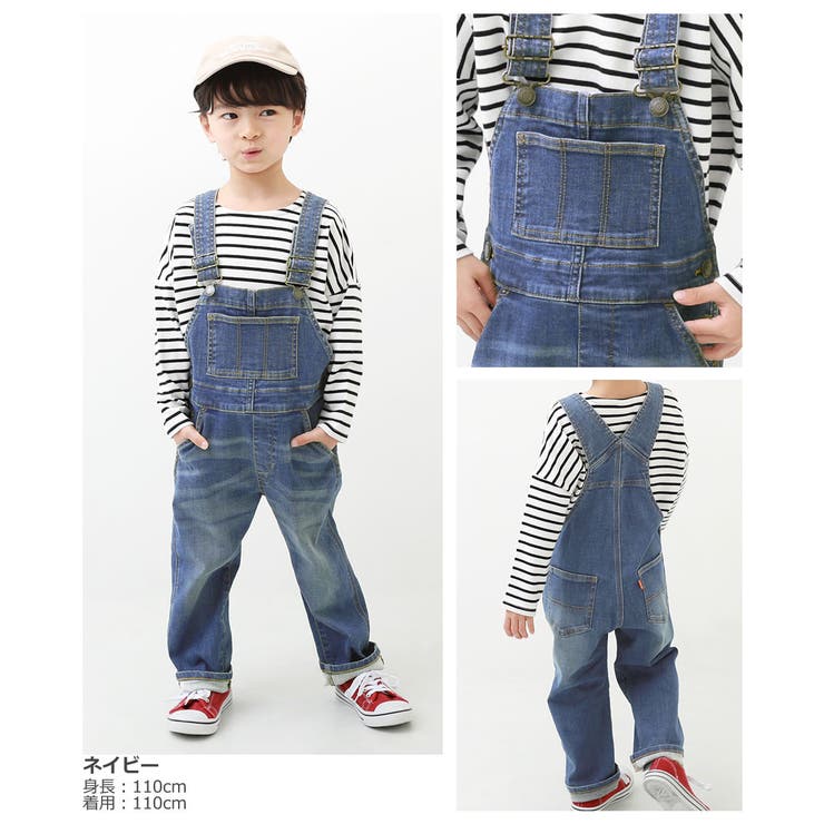 楽デニム サロペット 子供服 | devirock | 詳細画像6 