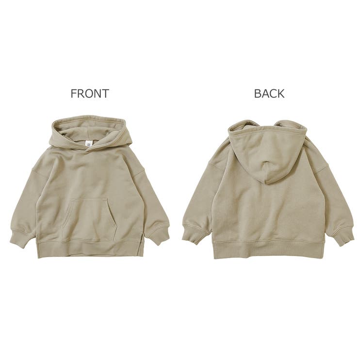 ビッグシルエットスウェットプルパーカー 子供服 キッズ | devirock | 詳細画像4 