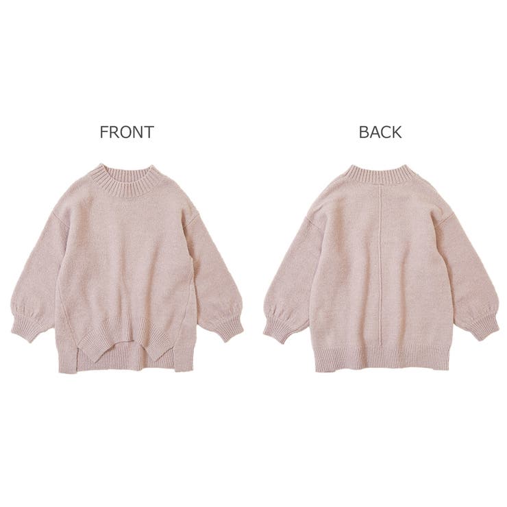 もちもちモックネックニット 子供服 キッズ | devirock | 詳細画像3 