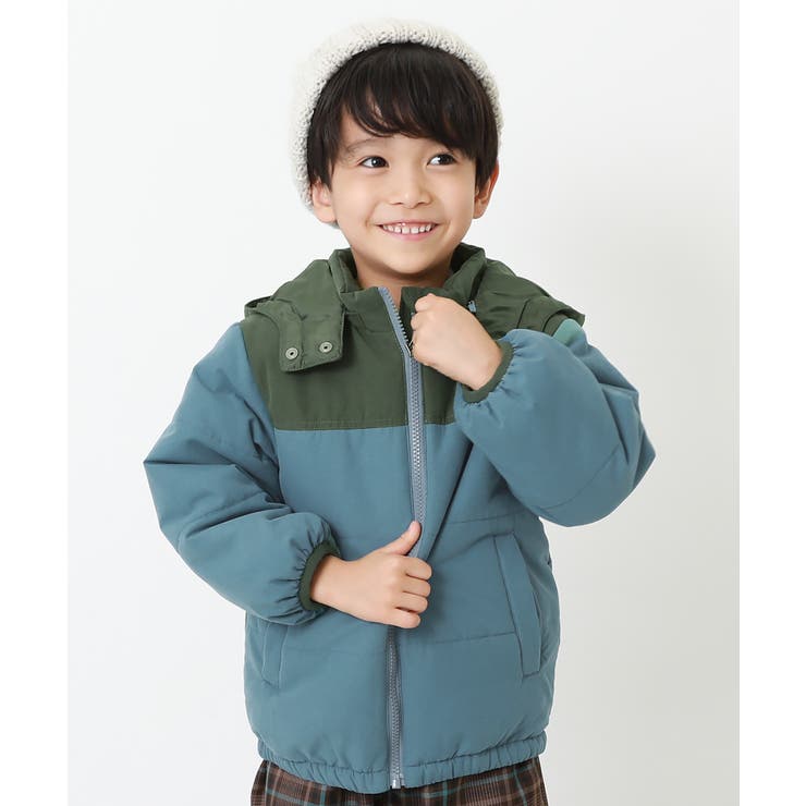 洗える中綿ジャケット 子供服  キッズ[品番：VR000009068]｜devirock（デビロック）のキッズファッション通販｜SHOPLIST（ショップリスト）