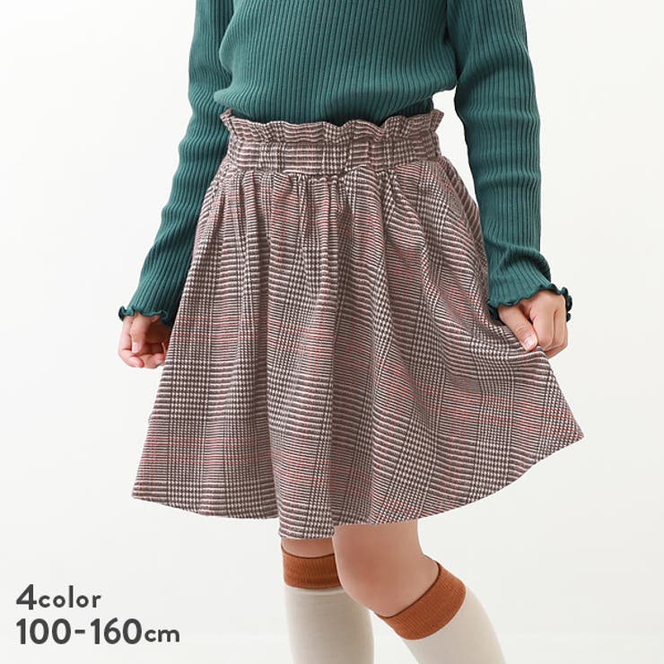 ミニ丈ギャザースカッツ 子供服  キッズ[品番：VR000009487]｜devirock（デビロック）のキッズファッション通販｜SHOPLIST（ショップリスト）