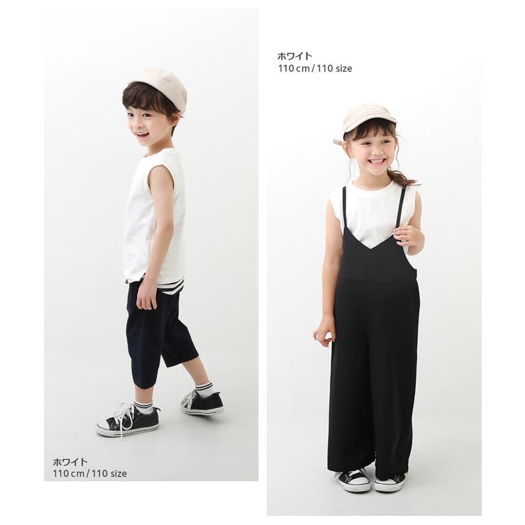 ボックスタンクトップ 子供服 キッズ[品番：VR000009431