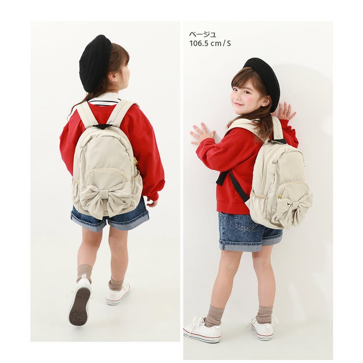 リボンリュック 子供服 キッズ 女の子 バッグ リュックサック