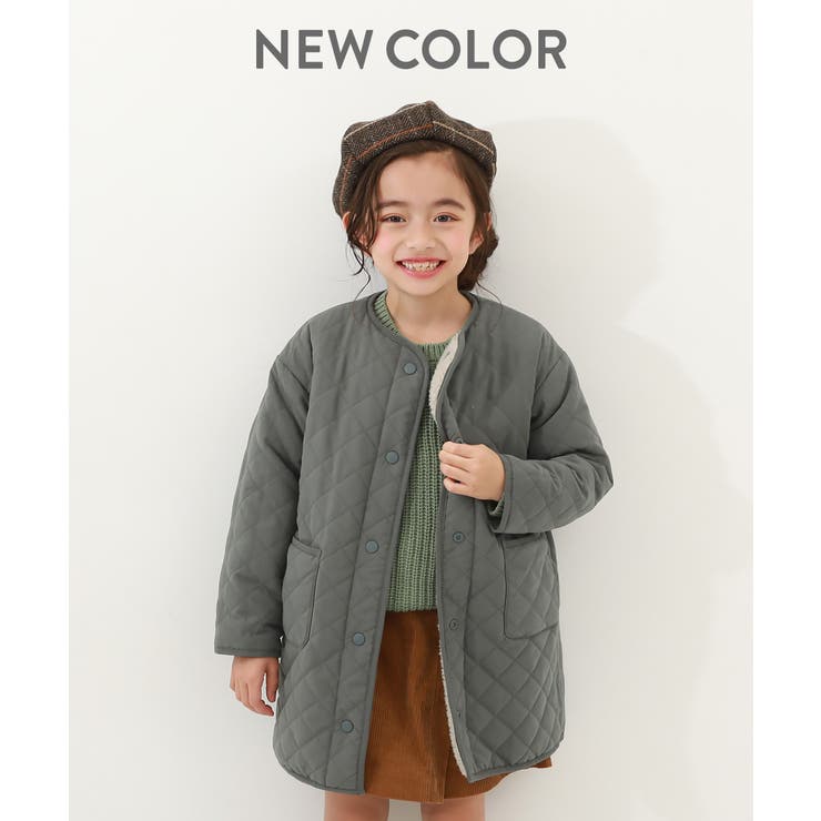 洗える キルティングボア ノーカラー | devirock | 詳細画像8 