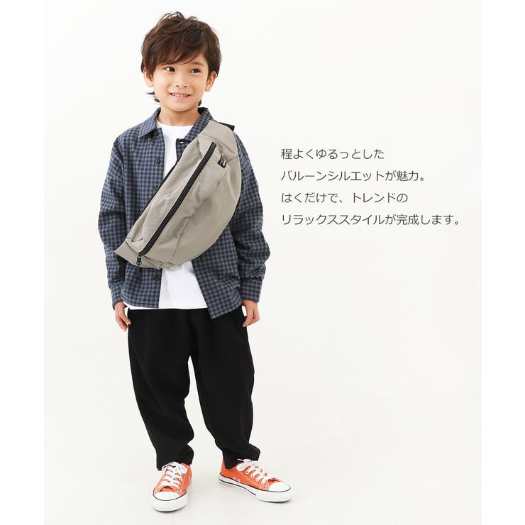 ゆったり スウェットタックパンツ 子供服[品番：VR000009551