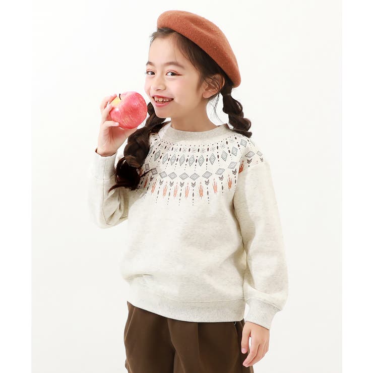 006-オルテガーオートミール | デビラボ 裏起毛トレーナー 子供服 | devirock