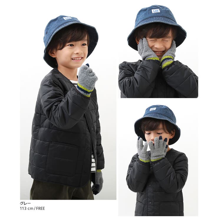 スマホ対応 ニット手袋 子供服 キッズ 男の子 女の子 手袋 | devirock | 詳細画像6 