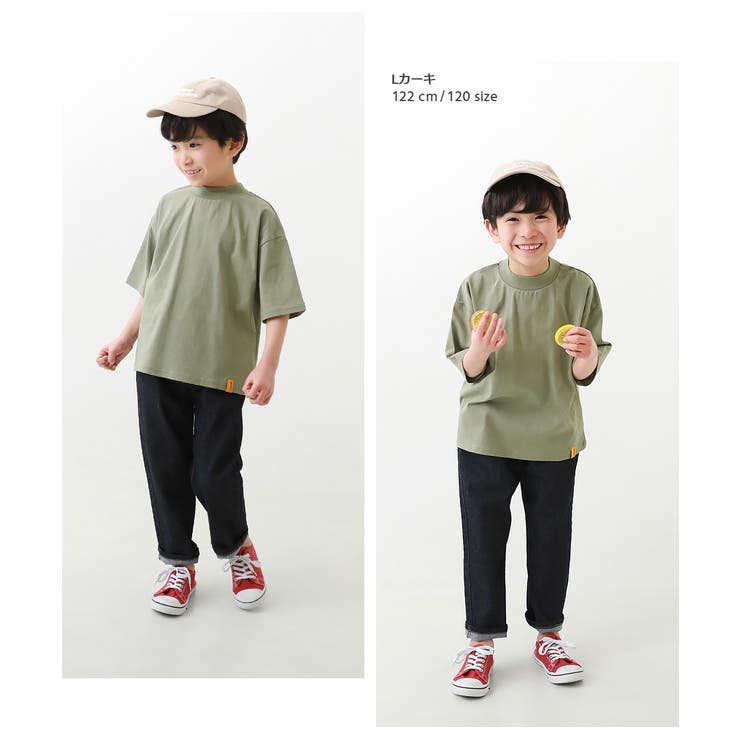 オーバーサイズ 5分袖Tシャツ 子供服 | devirock | 詳細画像7 