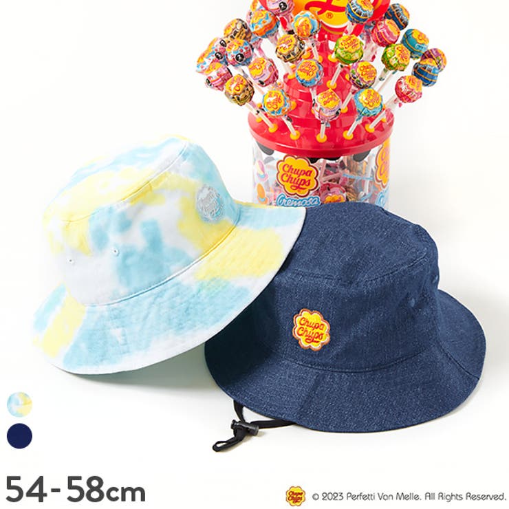 Chupa Chups タイダイ&デニムバケットハット[品番:VR000009774 Chupa Chups タイダイ&デニムバケットハット[品番:VR000009774