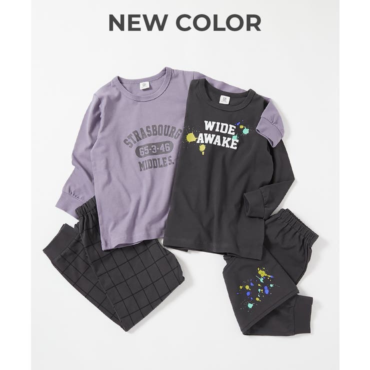 綿100% ボーイズ 裾リブ長袖パジャマ | devirock | 詳細画像7 