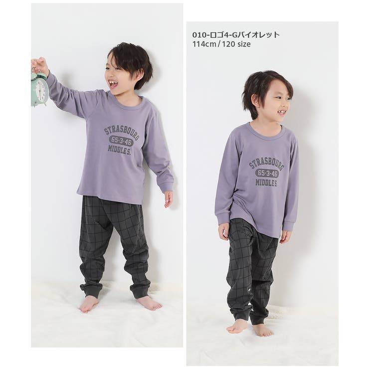 綿100% ボーイズ 裾リブ長袖パジャマ | devirock | 詳細画像15 