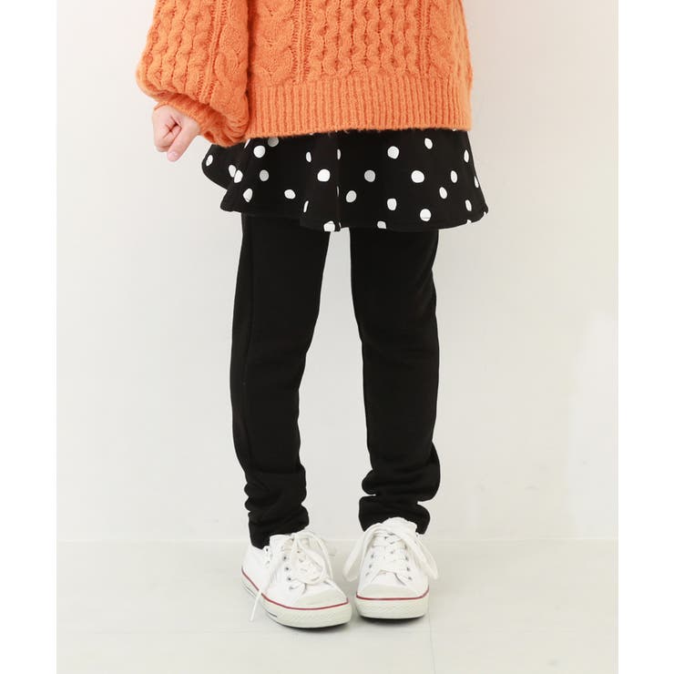 008-ドット-ブラック | RICH WARM 裏シャギー | devirock