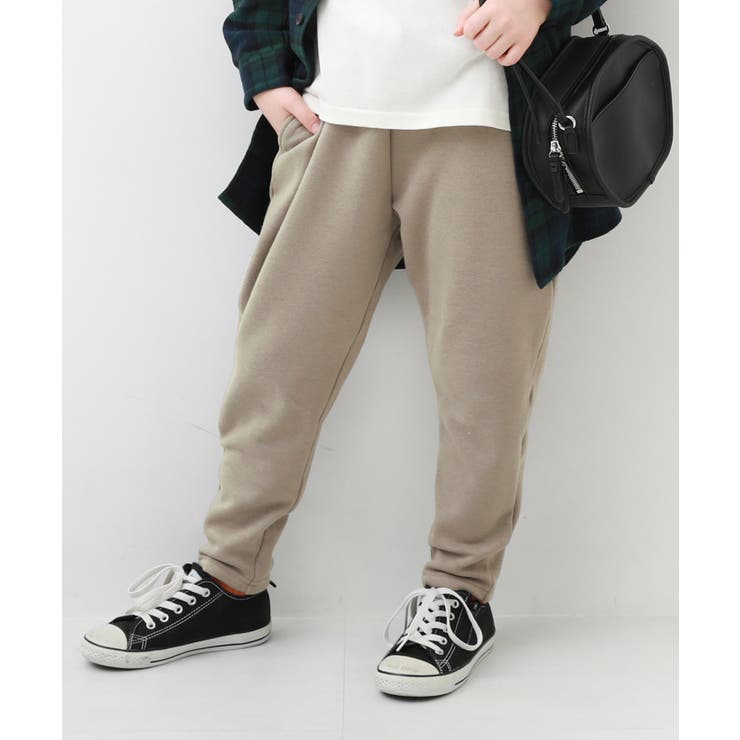 Dグレージュ | RICHWARM 裏シャギー サルエルパンツ | devirock