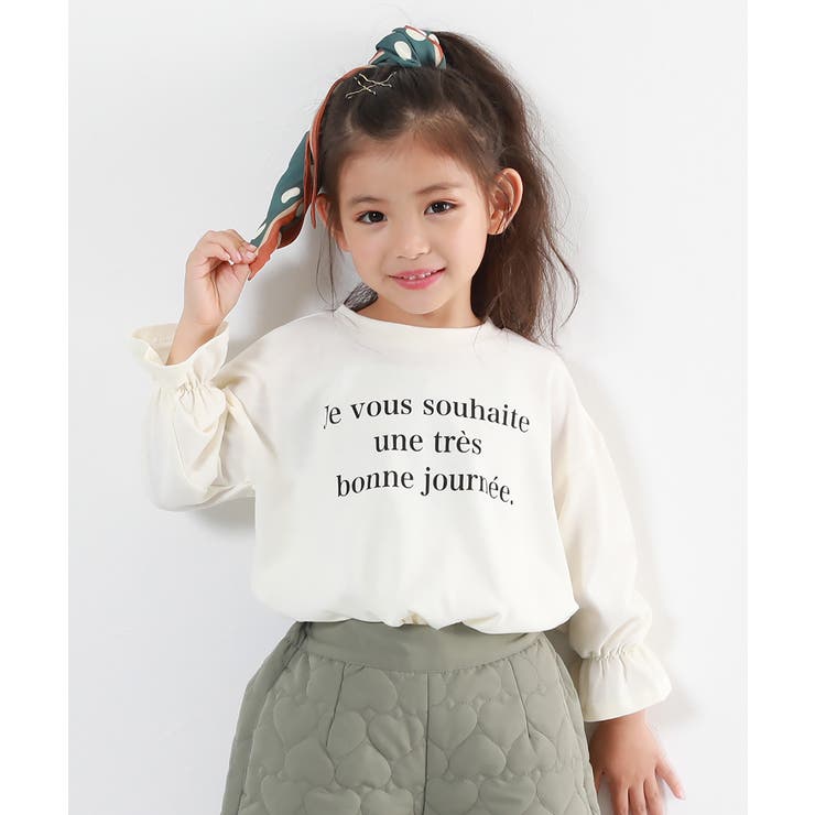 ガールズ アソートデザイン 長袖Tシャツ[品番：VR000010093