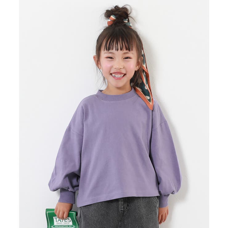 Gパープル | 綿100% ヘビーウェイト ボリュームスリーブ | devirock