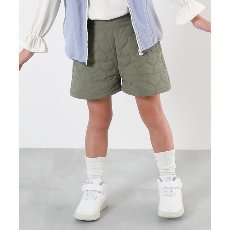 ハートキルティング ショートパンツ 子供服[品番：VR000010208
